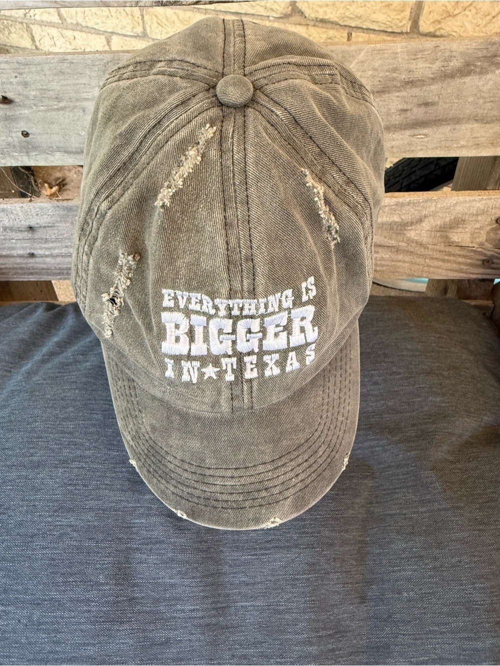 David and Young Olive Green Baseball Cap with Black Trim